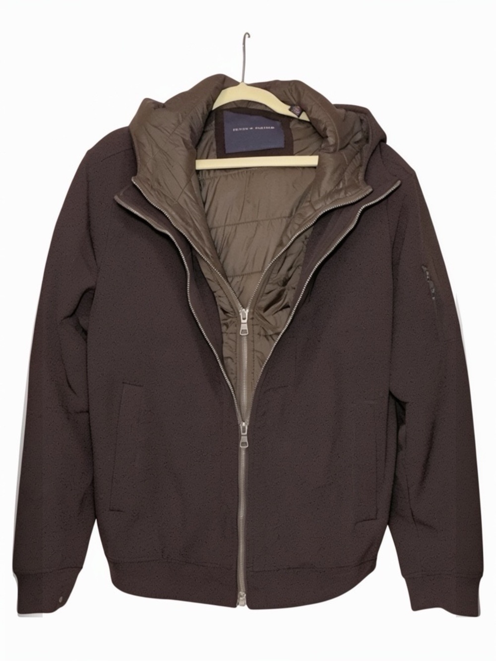 Tommy Hilfiger Black Men's Heavy Quilted-Lined Jacket